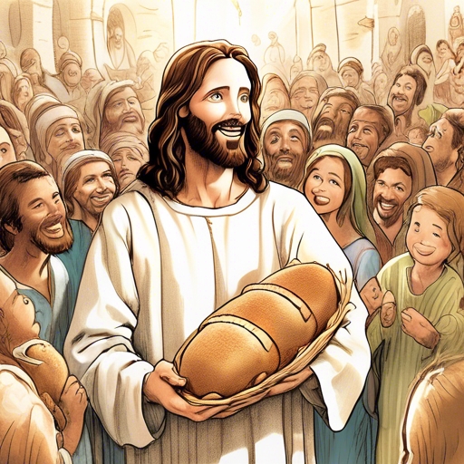 Jesus
Jesus is the central figure in the story of The Feeding of the 5,000. He