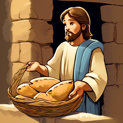 The Boy with the Five Loaves and Two Fish
The boy with the five loaves and