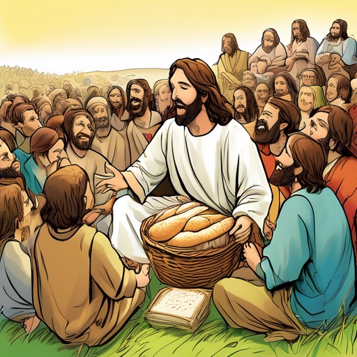 The Feeding of the 5,000
One day, Jesus was teaching a large crowd of people in