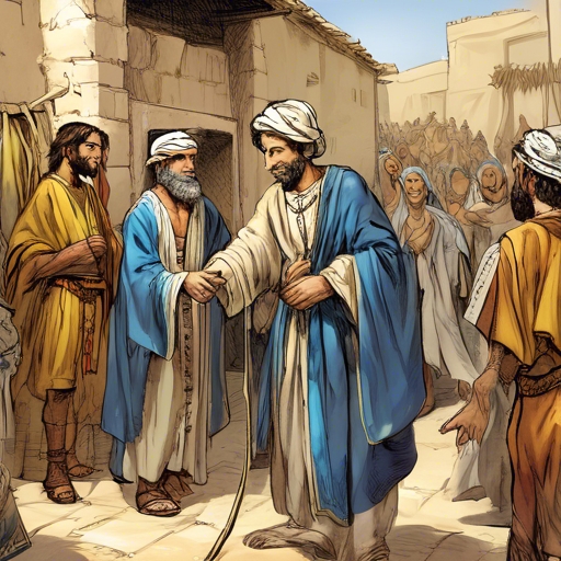 Gifts and Reassurance
Joseph gave each of his brothers new clothes, but to Benjamin he gave