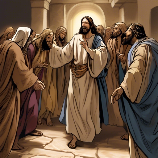 The Pharisees
The Pharisees are a group of religious leaders who bring the woman caught in