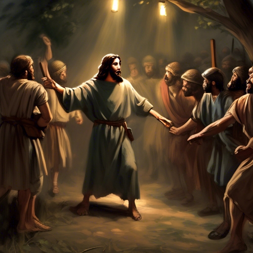 The Arrest of Jesus
Jesus was betrayed by Judas Iscariot and arrested by the Roman soldiers