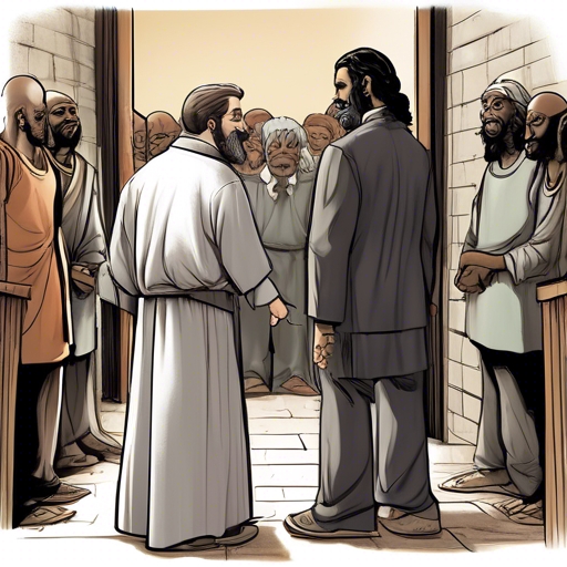 The Magistrates Apologize
The magistrates went to the prison to apologize to Paul and Silas, escorting