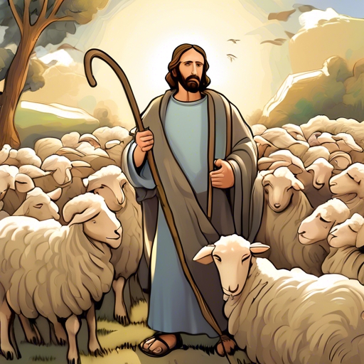 4. The Good Shepherd Protects His Sheep
Jesus emphasizes that he is the good shepherd who