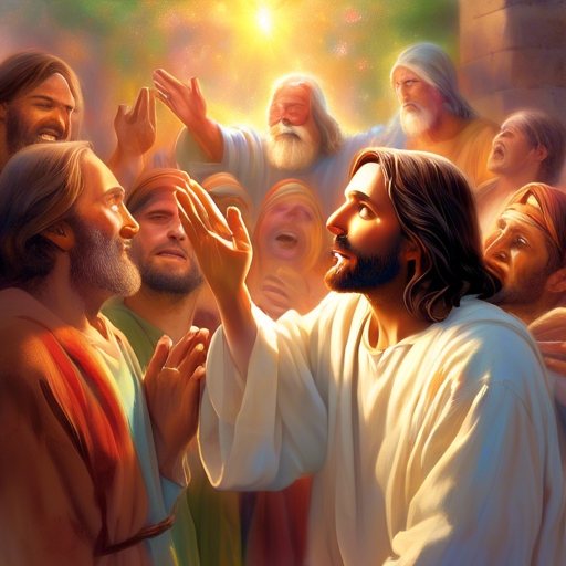 The healing of the blind man is a well-known story from the Bible that showcases
