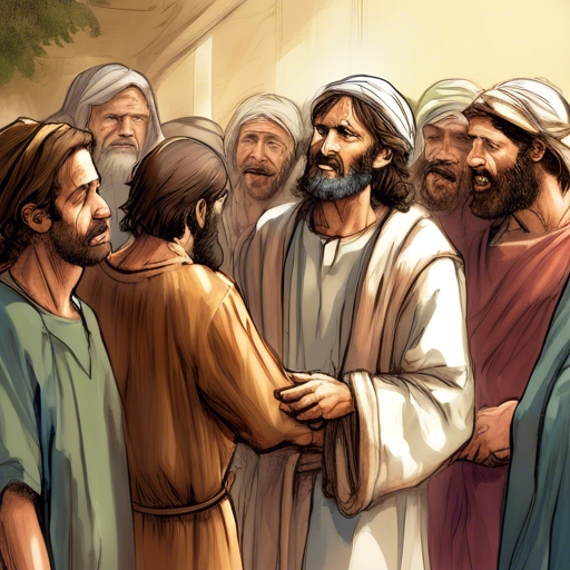 The Pharisees
The Pharisees are religious leaders who question the validity of the blind man