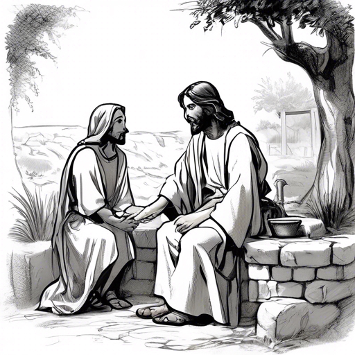 Jesus
Jesus is the central figure in the story of the Samaritan woman at the well,