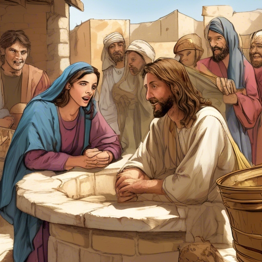 Disciples
The disciples are mentioned in the story of the Samaritan woman at the well as