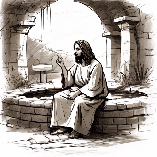 Jesus Reveals His Identity
Jesus told the woman that if she knew who he was, she
