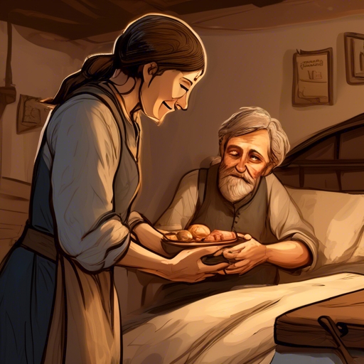 The Innkeeper
The person who provided shelter and care for the wounded traveler, showing kindness and