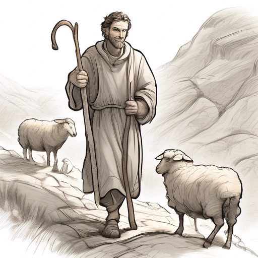 The Shepherd
The shepherd in the parable represents God, who tirelessly seeks out and rescues those