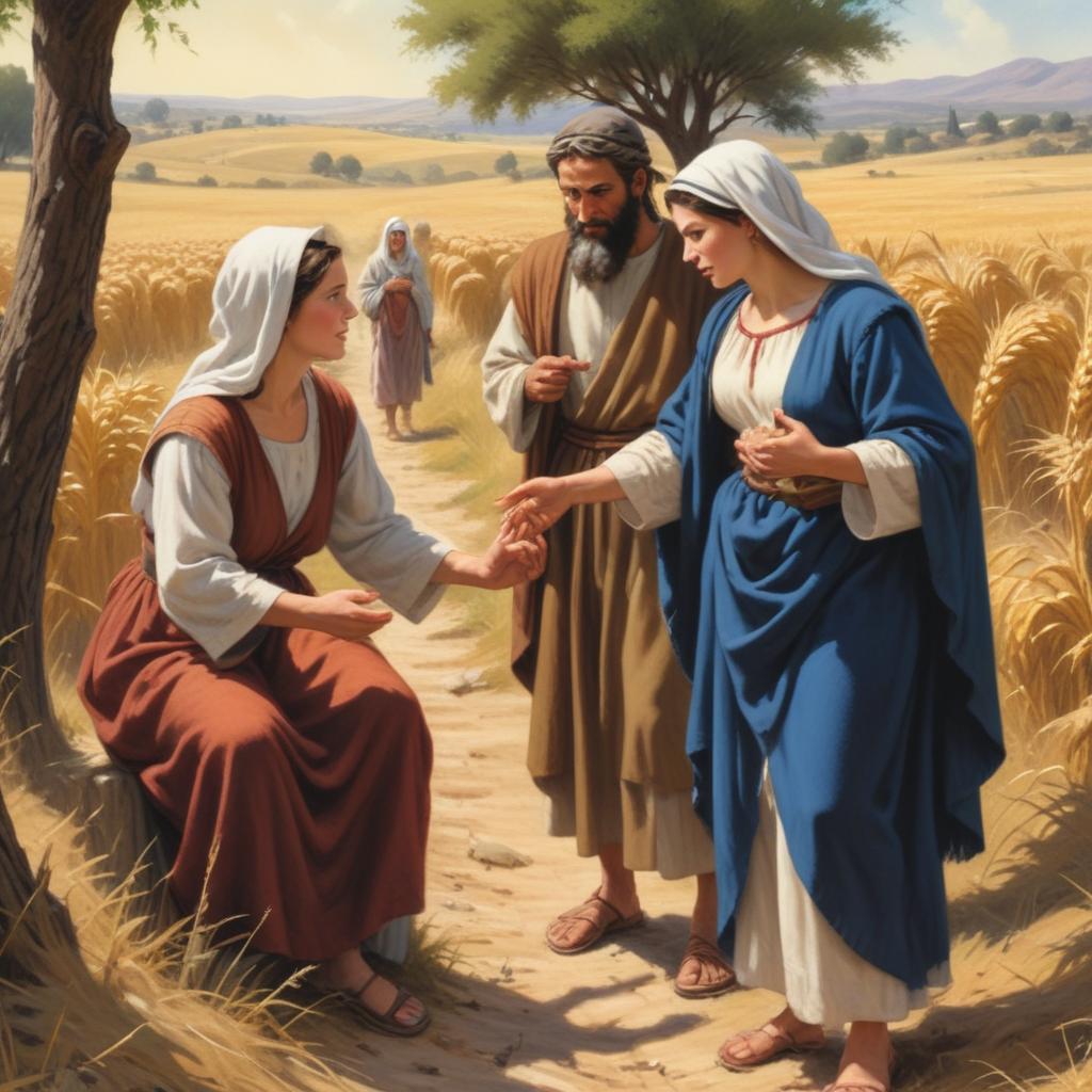 Ruth 2:1 Quiz - Ruth Meets Boaz