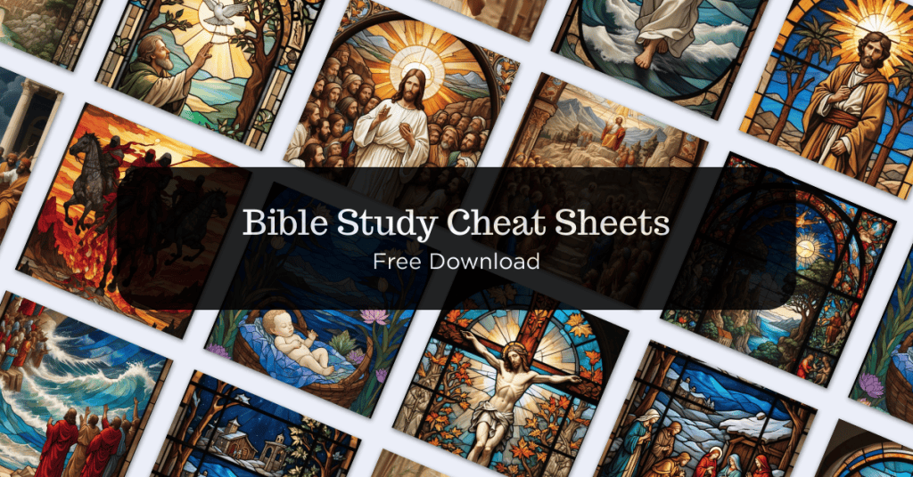 Bible Study Cheat Sheets