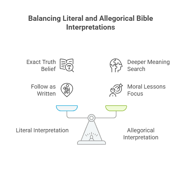 balancing literal and allegorical Bible interpretations